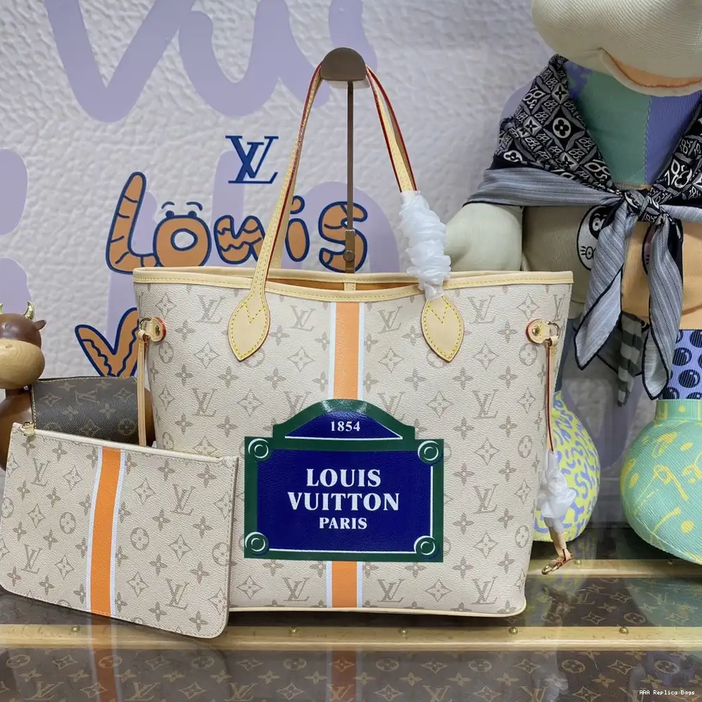 Aaa replica ru VUITTON NEVERFULL LOUIS MM 0529